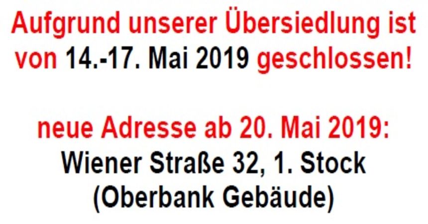Wir übersiedeln!